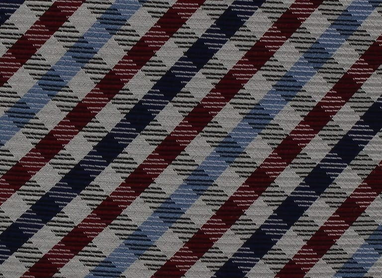 Corbata Cuadros Vichy Granate