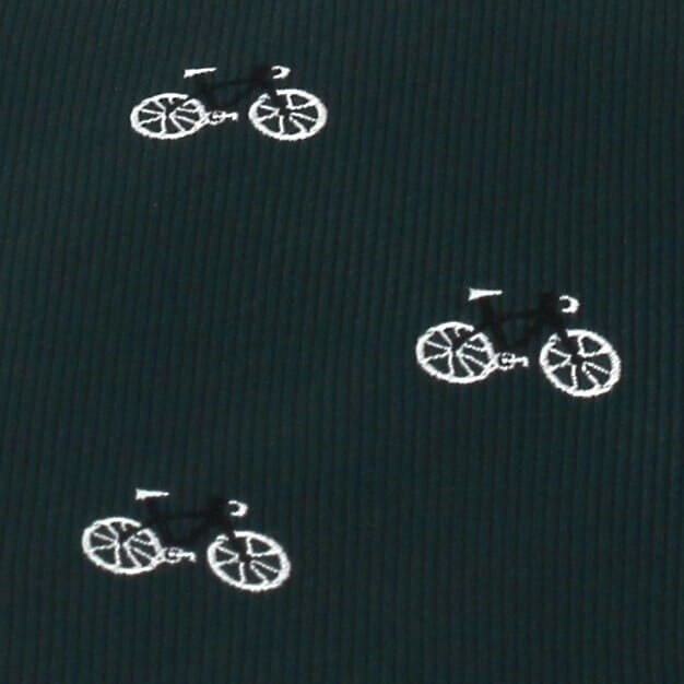 Corbata Estrecha Bicicletas Verde