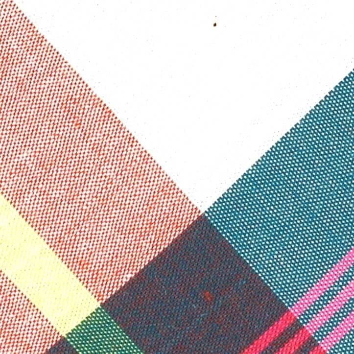 Corbata Estrecha de Cuadros Multicolor