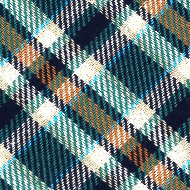 Corbata Estrecha de Cuadros Multicolor