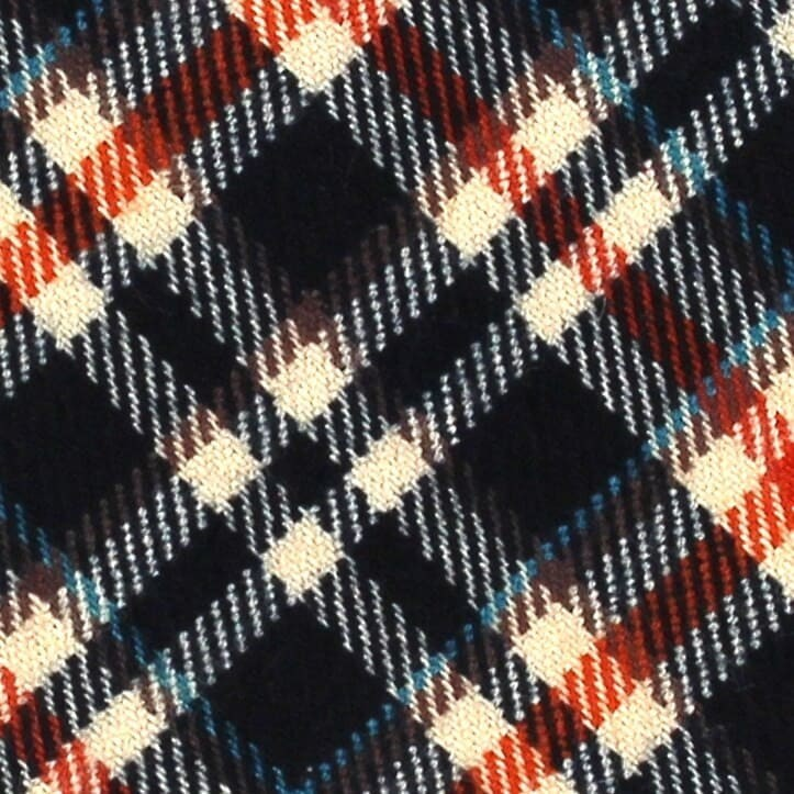 Corbata Estrecha de Cuadros Multicolor