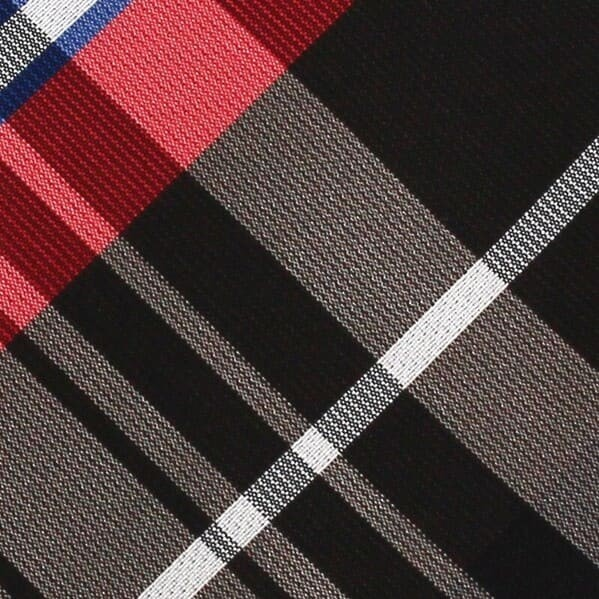 Corbata Estrecha de Cuadros Multicolor