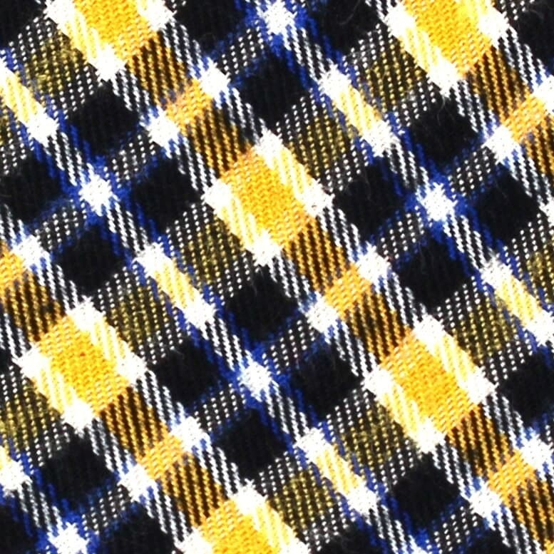 Corbata Estrecha de Cuadros Tricolor