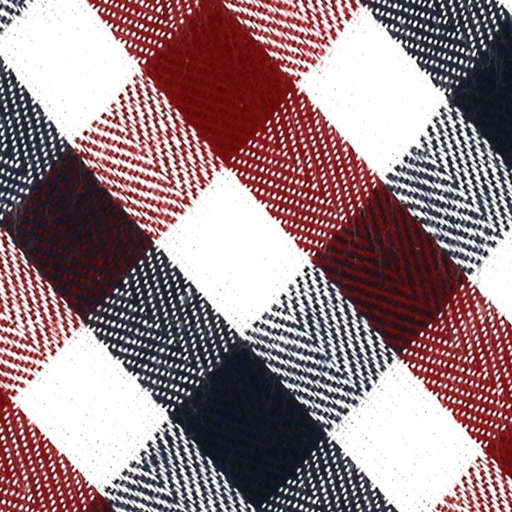Corbata Estrecha de Cuadros Tricolor