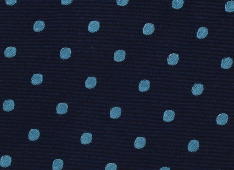 Corbata Lunares Azul Marino III