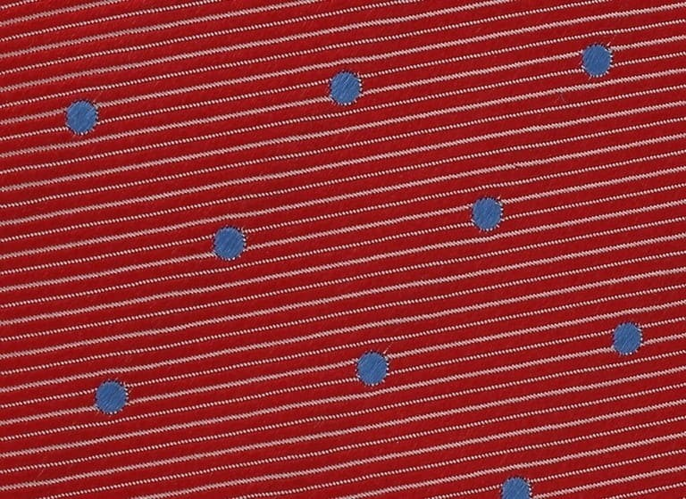 Corbata Lunares Roja