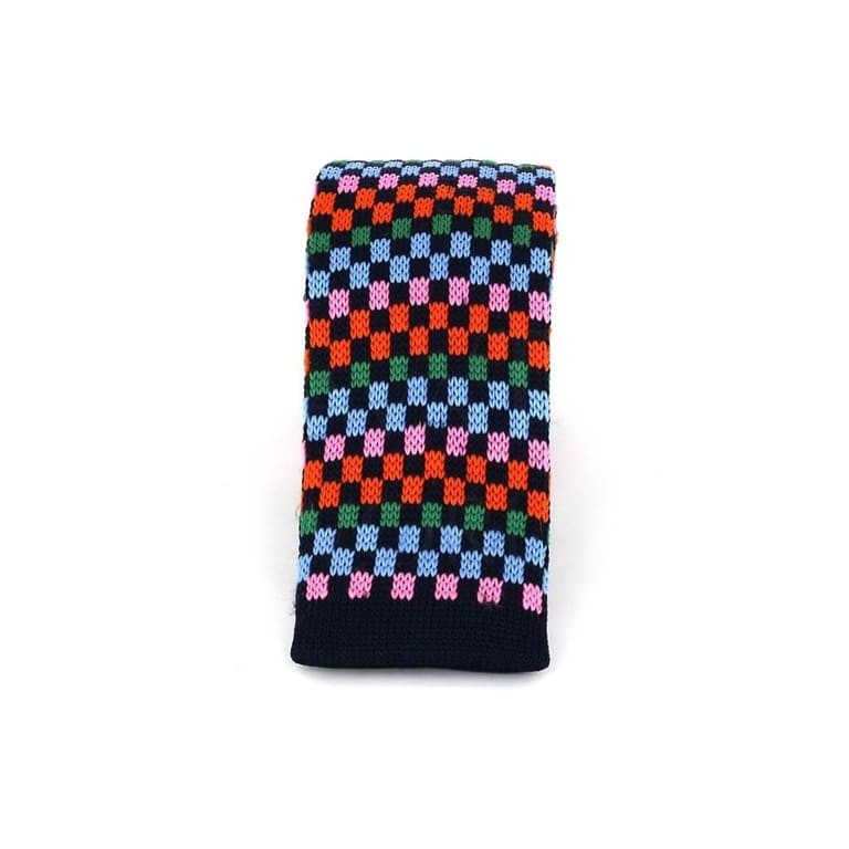 Corbata Punto Cuadros Multicolor