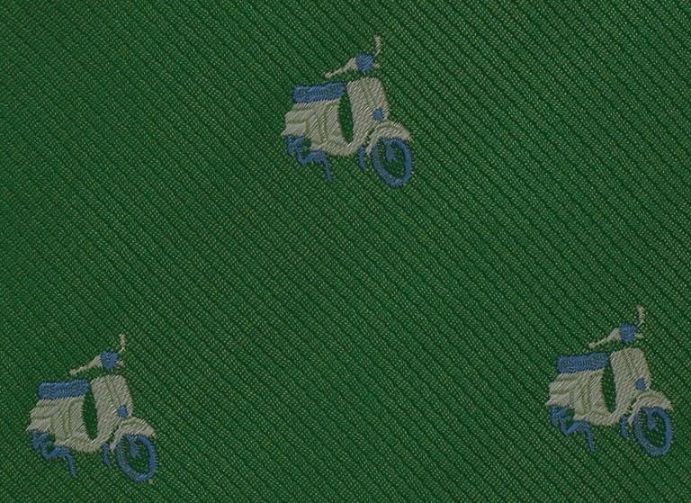 Corbata Vespas Verde