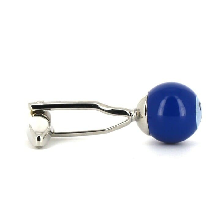 Gemelos Bolas Billar Azul 2