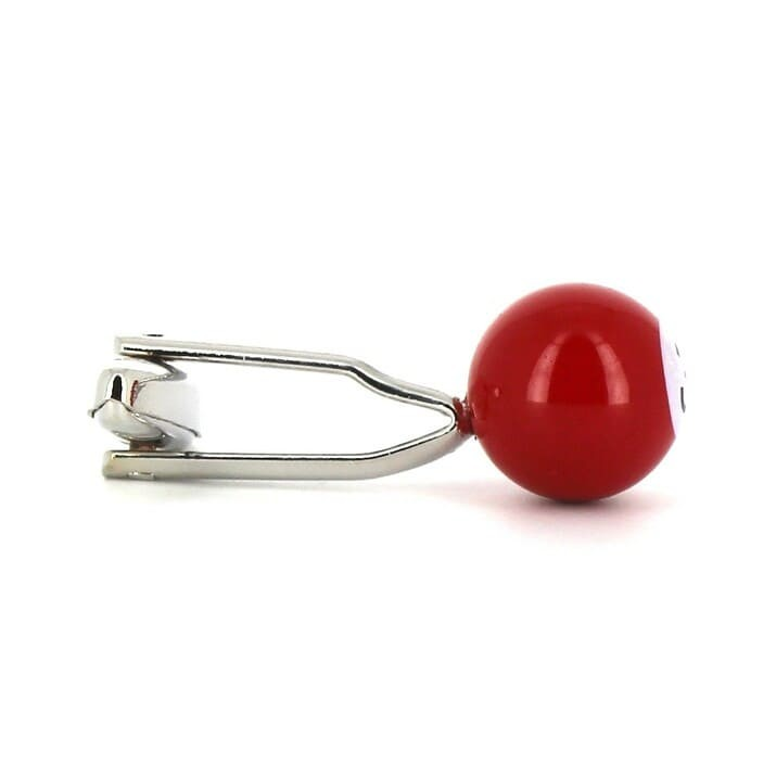 Gemelos Bolas Billar Rojo 3