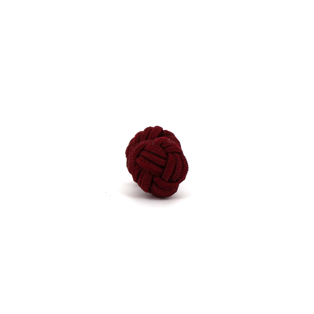 Gemelos Doble Bola Rojo Burdeos