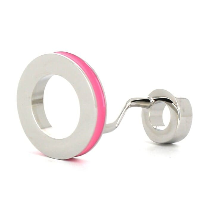 Gemelos Esmaltados Doble Bola Rosas
