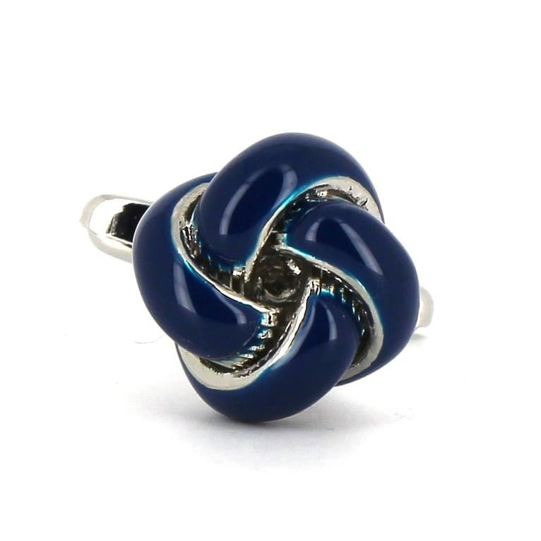 Gemelos Nudos Azul Marino I