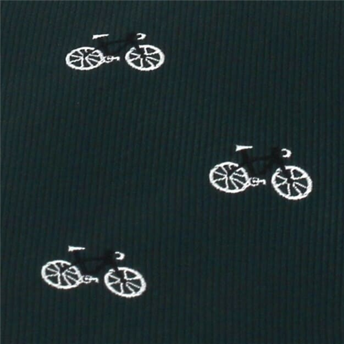 Corbata Estrecha Bicicletas Verde