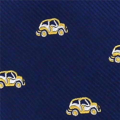 Corbata Estrecha Coches Azul