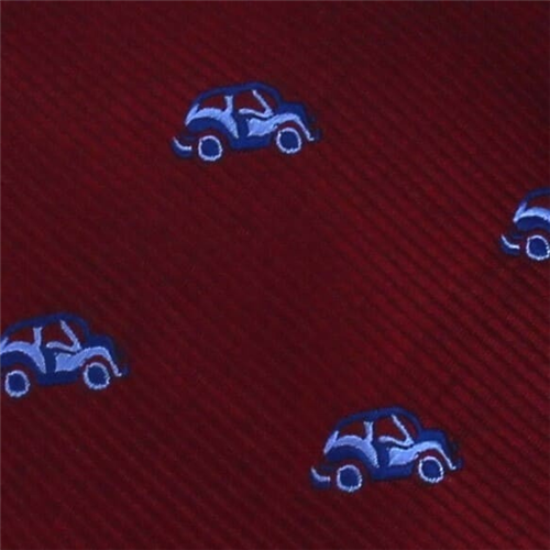 Corbata Estrecha Coches Burdeos