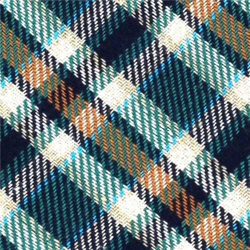 Corbata Estrecha de Cuadros Multicolor