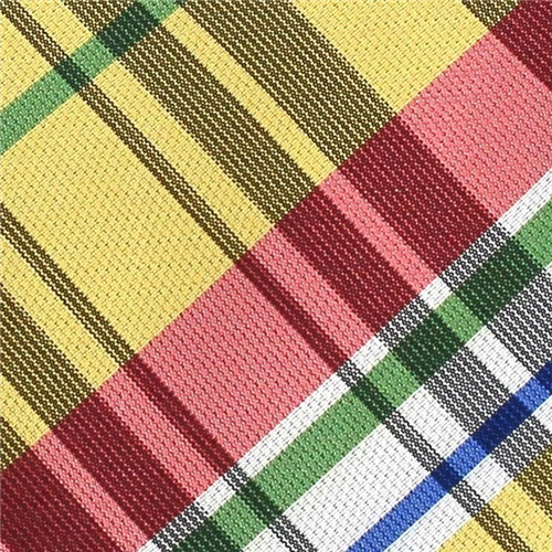 Corbata Estrecha de Cuadros Multicolor