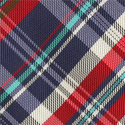 Corbata Estrecha de Cuadros Multicolor