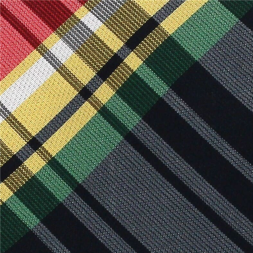 Corbata Estrecha de Cuadros Multicolor