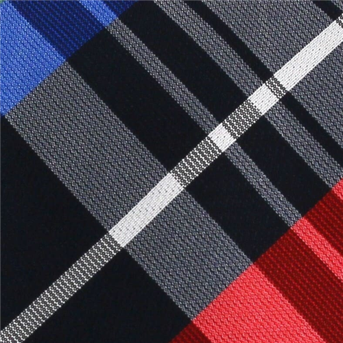 Corbata Estrecha de Cuadros Multicolor
