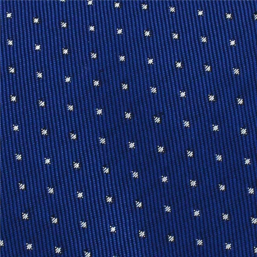 Corbata Estrecha de Lunares Azul