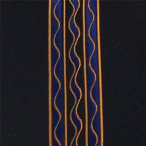 Corbata Estrecha Dibujo Vertical Negra