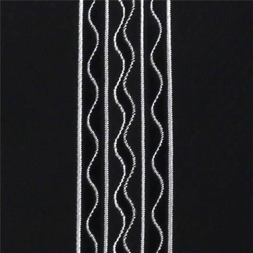 Corbata Estrecha Dibujo Vertical Negra