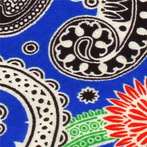 Corbata Estrecha Paisley Azul
