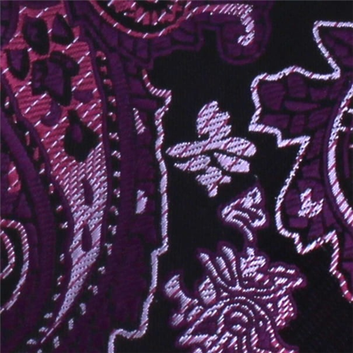 Corbata Estrecha Paisley Morada