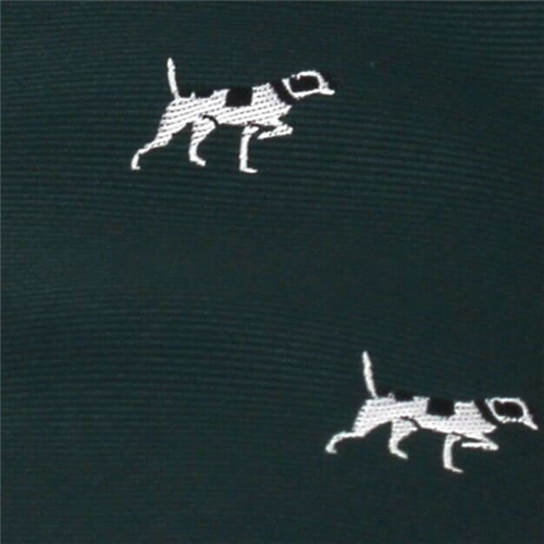 Corbata Estrecha Perros Verde