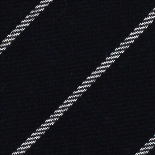 Corbata Estrecha Rayas Negra y Blanca