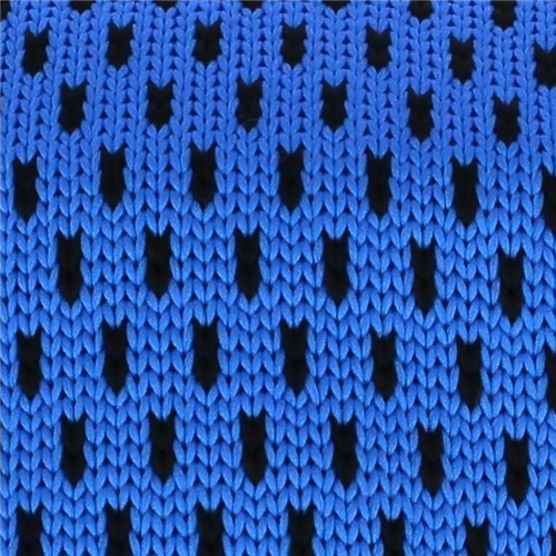 Corbata Punto Azul con Motas Negras