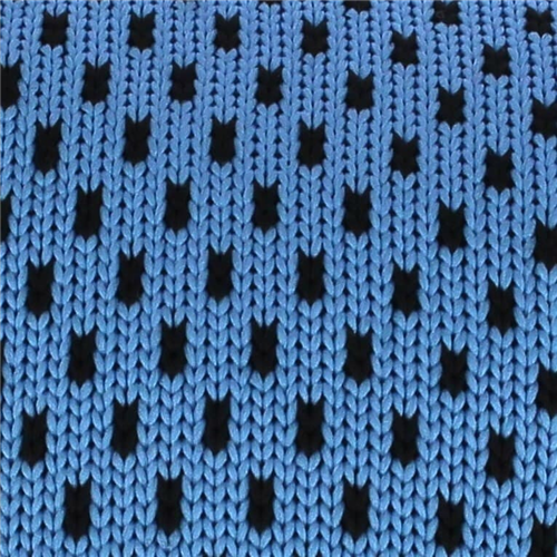 Corbata Punto Azul con Motas Negras