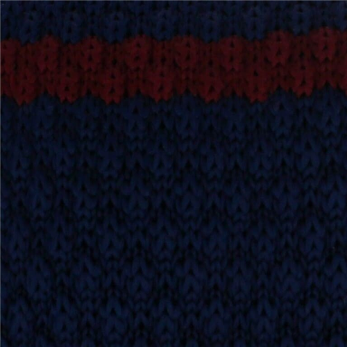 Corbata Punto Azul Rayas Granate