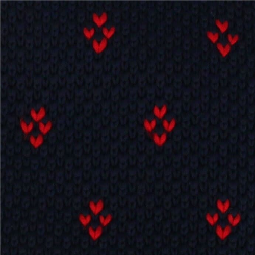 Corbata Punto Estampada Azul y Roja