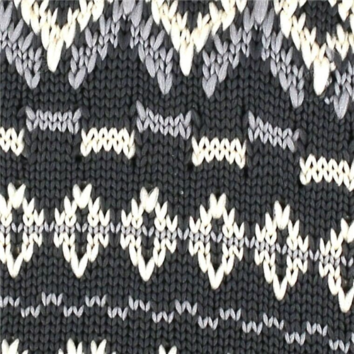 Corbata Punto Gris Estampado Invernal