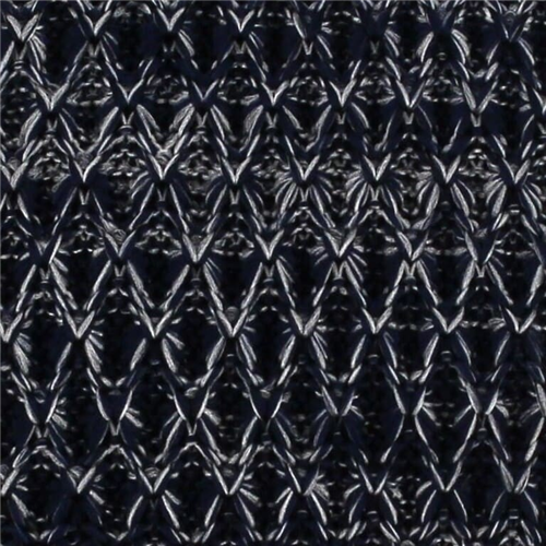 Corbata Punto Jaspeada Azul Oscuro y Blanca