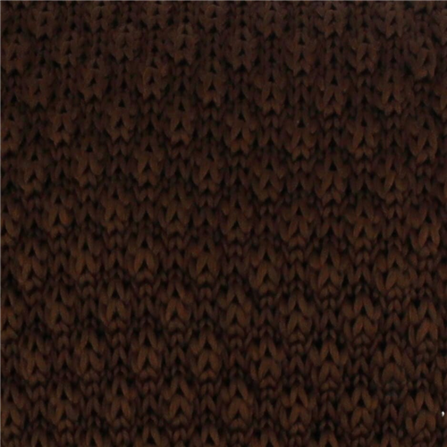 Corbata Punto Lisa Ondas Marrón