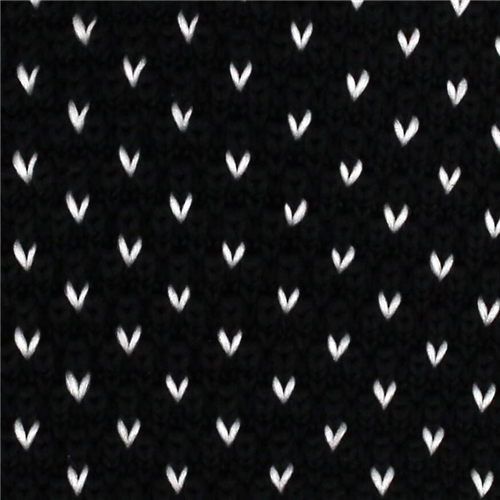 Corbata Punto Negra con Motas Blancas