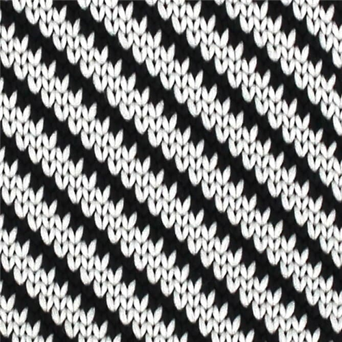Corbata Punto Rayas Diag. Gris y Negra