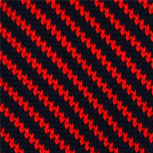 Corbata Punto Rayas Diag. Roja y Azul
