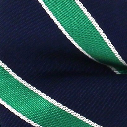 Pajarita Azul Marino Rayas Verdes