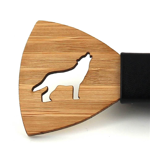Pajarita Bambú Hueco Lobo