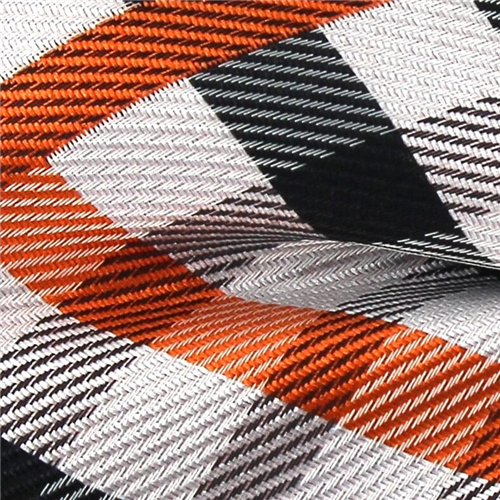 Pajarita Cuadros Blanca, Negra y Naranja