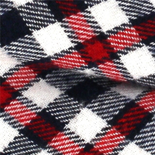 Pajarita Cuadros Blanca, Roja y Negra