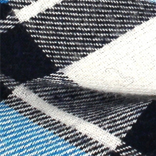 Pajarita Cuadros Escoceses Azul y Blanca