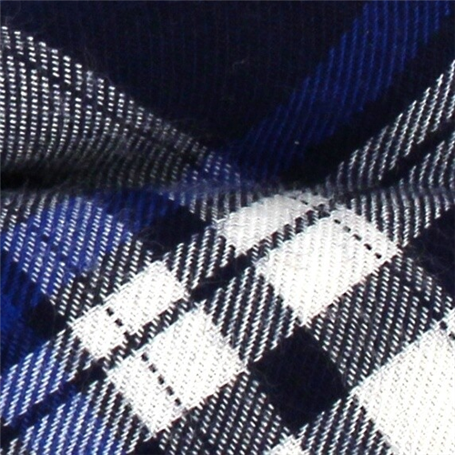 Pajarita Cuadros Escoceses Azul y Blanca