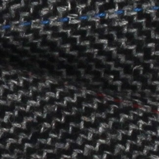 Pajarita Lana ZigZag Negra y Blanca