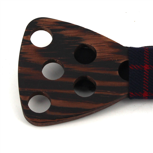 Pajarita Madera Agujeros Grandes